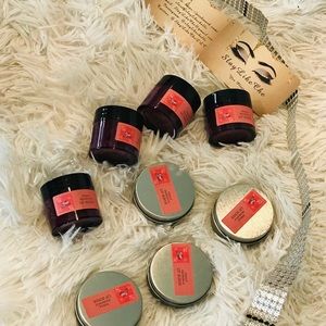 Strawberry lip scrub